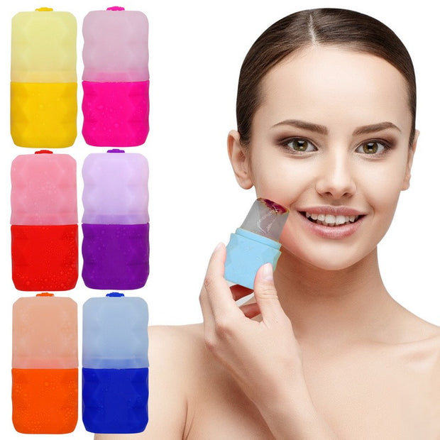 Silicone Ice Cube Roller Massager