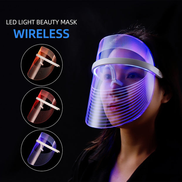 LED Light Therapy Face Mask Treatment